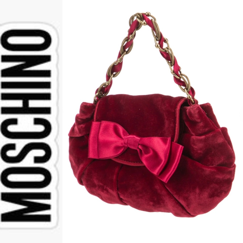 romantic Pleated Red Velvet Bag 🌟🌟🌟